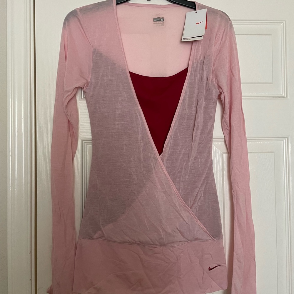 NIKE light long sleeve with cami